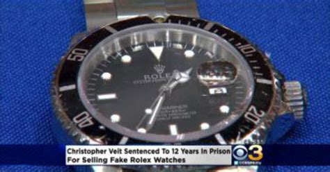 go to jail for selling fake rolex